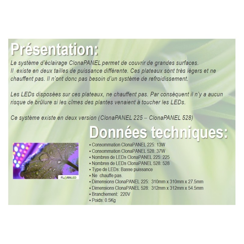 ClonaPANEL 225 / 13W