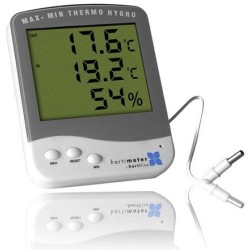 Thermomètre / Hygromètre Int / Ext avec sonde Hortiline