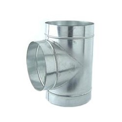 Raccord T 160mm Métal 90°