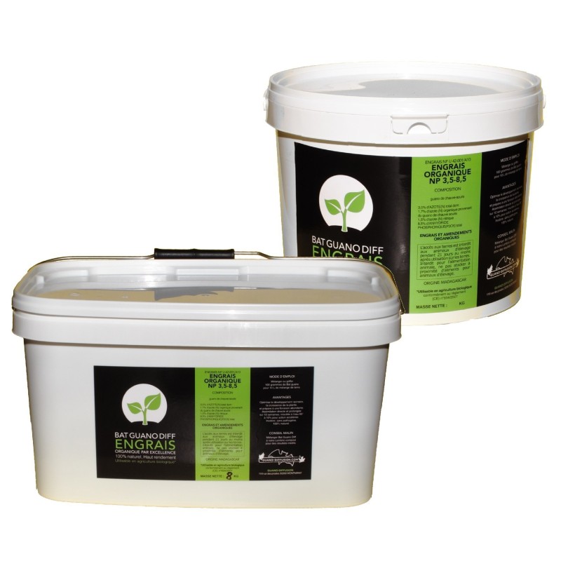 Guano chauve-souris 10 Litre Poudre (6.2kg)