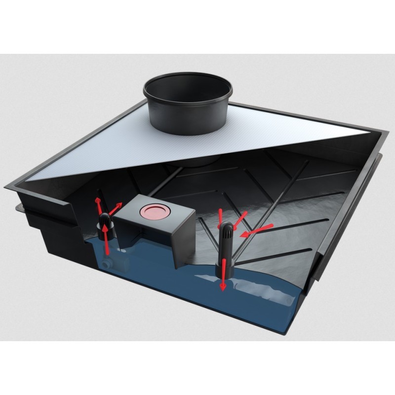 Ebb and Flood EF120 - 69,5 x 59 Nutriculture - Table à marée