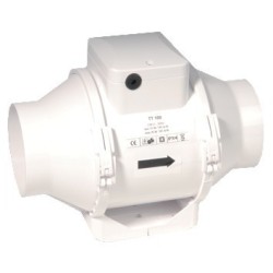 Extracteur tubulaire TT 595/680m3 diam 125