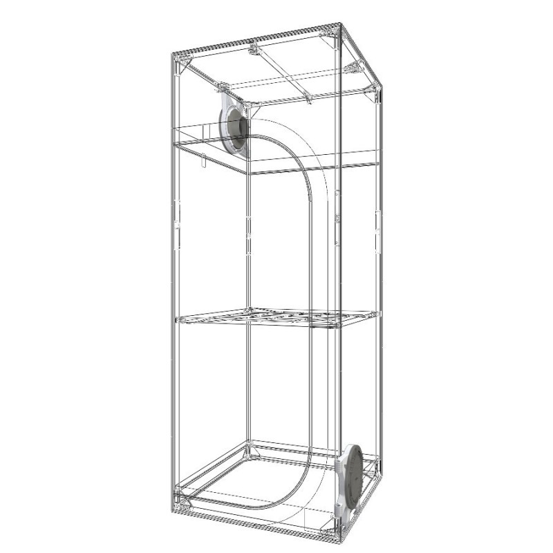 Dark Street IV - 60 x 60 x 158 cm