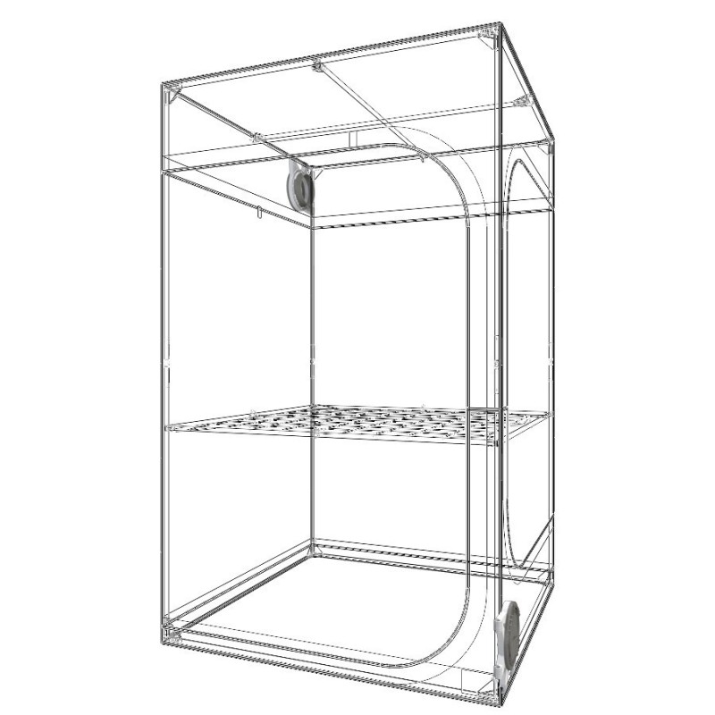 Dark Street IV - 120 x 120 x 198 cm