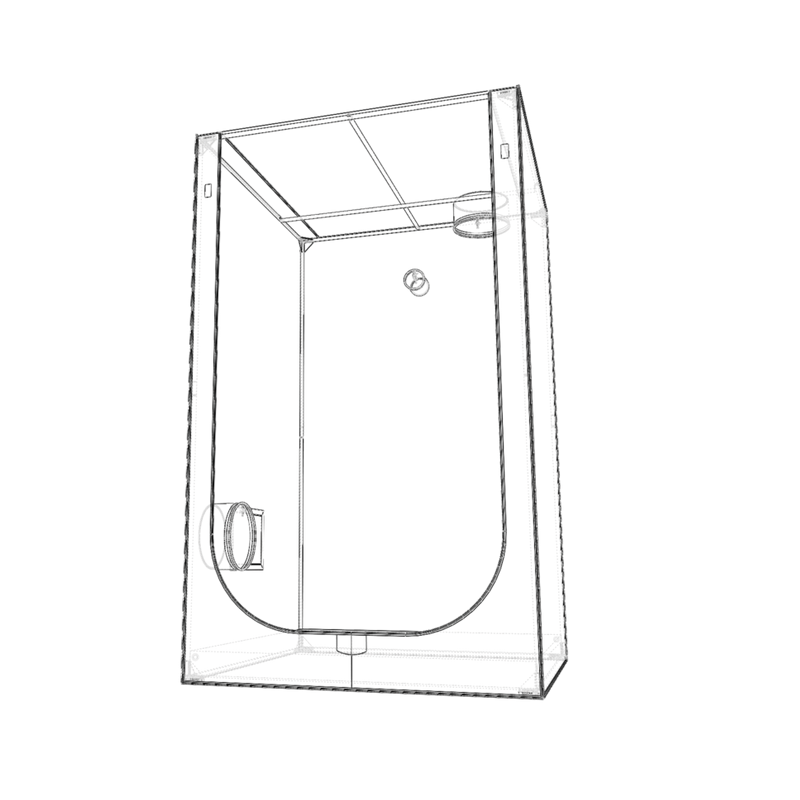 Hydro Shoot - 60 x 60 x 158 cm