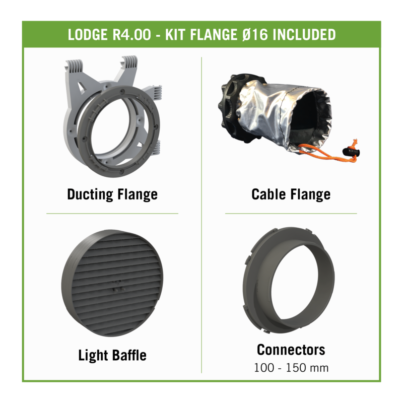 Dark Lodge 4 - 100 x 60 x 158 cm