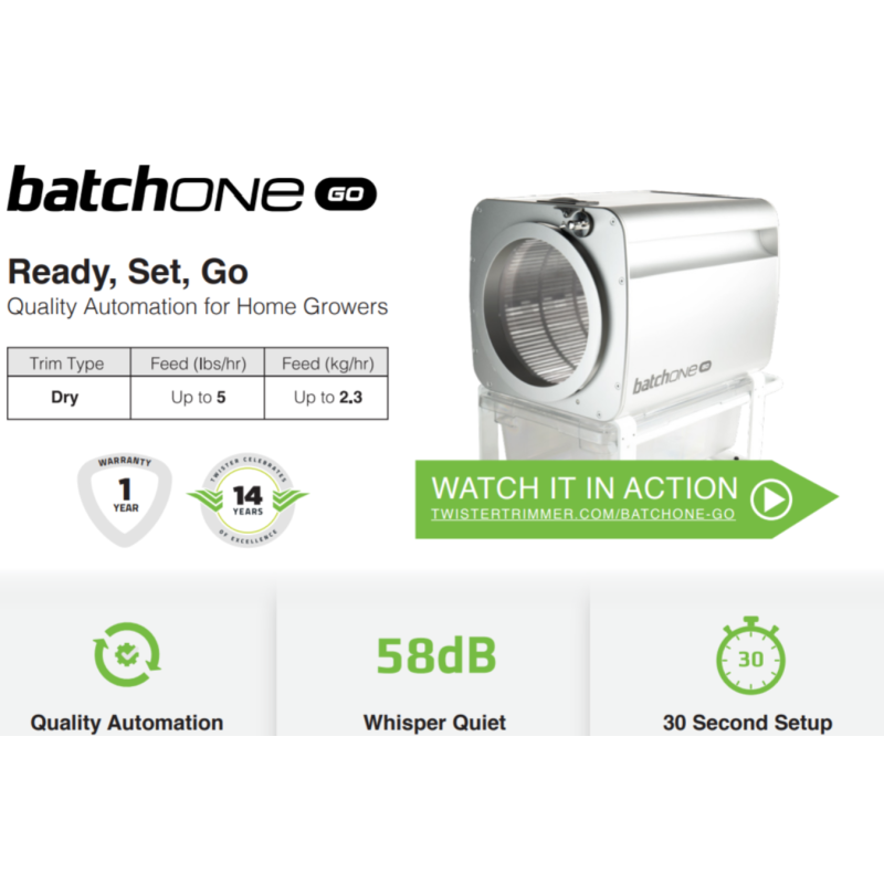 effeuilleuse à sec Twister Batchone Go