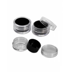 BHO - Boite Plastique intérieur silicone Blanc - 10ml - Pack de 50