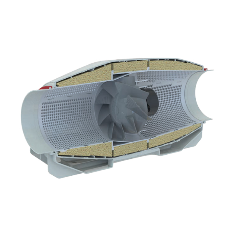 Winflex - Extracteur EC - 320m3/h - 3 vitesses - 100/125mm