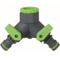 Adaptateur Nez de robinet double - 1/2 ou 3/4