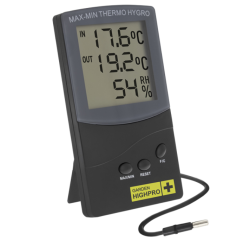 Thermomètre/Hydromètre Digital Min/Max Hydrogarden