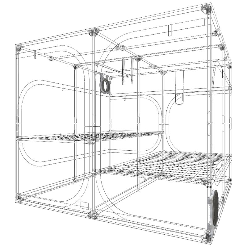 Dark Room II / 240 x 240 x 200 cm