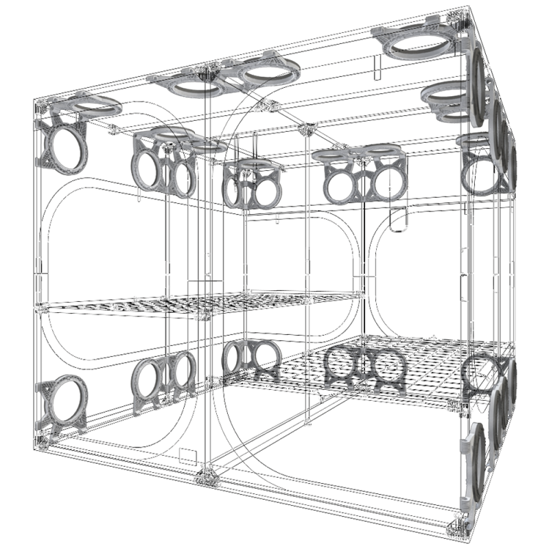 Dark Room 4 - 237 x 237 x 200 cm